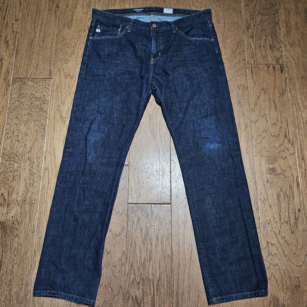 AG Adriano Goldschmied Men’s Slim Straight Jeans - Dark Indigo